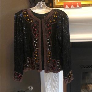 Beaded Silk Vintage Jacket